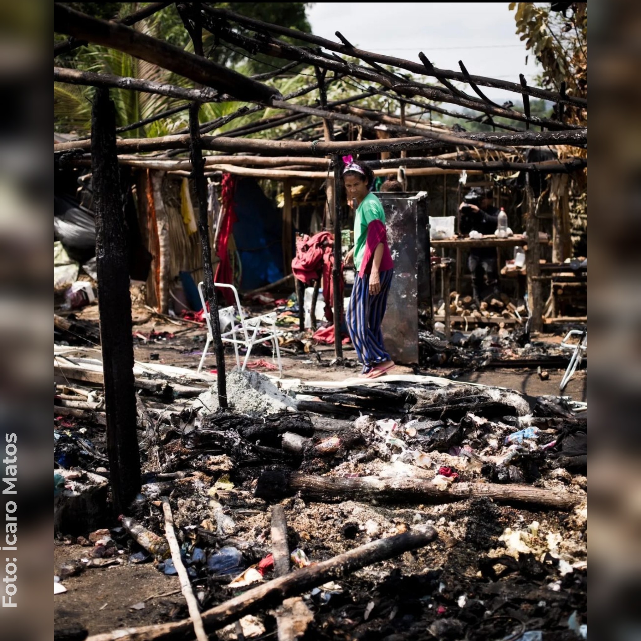 Nove corpos de vítimas do incêndio no assentamento do MST na Palmares